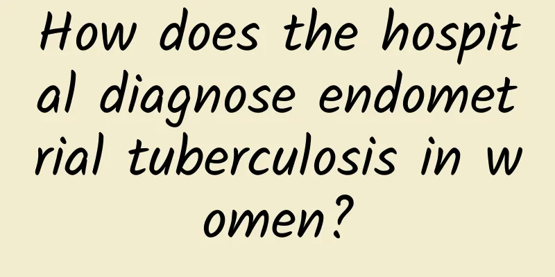 How does the hospital diagnose endometrial tuberculosis in women?