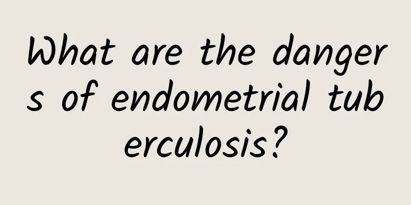 What are the dangers of endometrial tuberculosis?