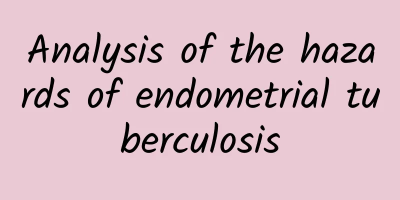 Analysis of the hazards of endometrial tuberculosis