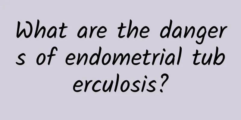 What are the dangers of endometrial tuberculosis?