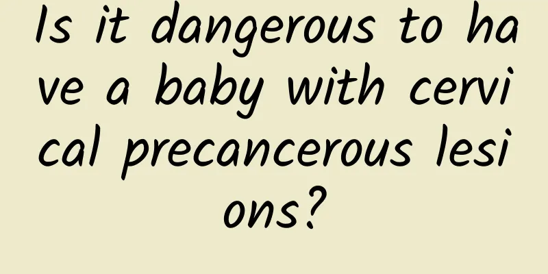 Is it dangerous to have a baby with cervical precancerous lesions?