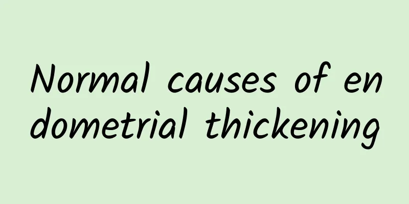 Normal causes of endometrial thickening