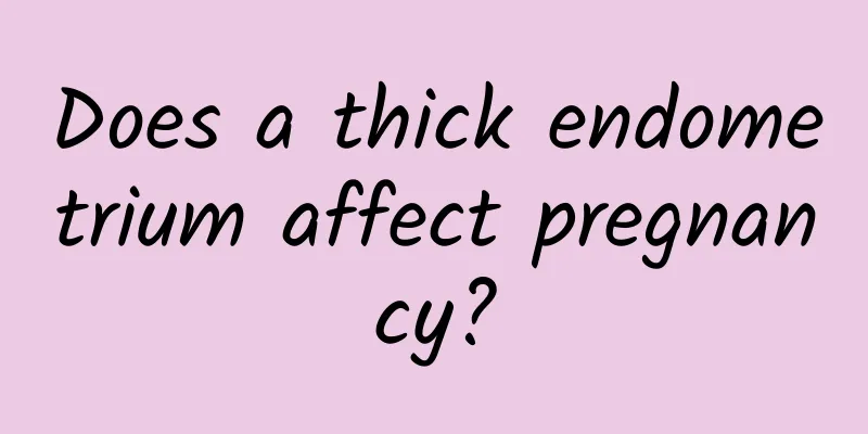 Does a thick endometrium affect pregnancy?