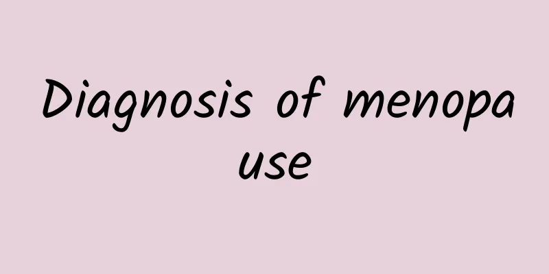 Diagnosis of menopause