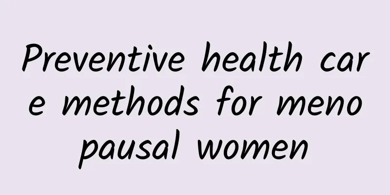 Preventive health care methods for menopausal women
