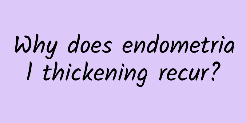 Why does endometrial thickening recur?