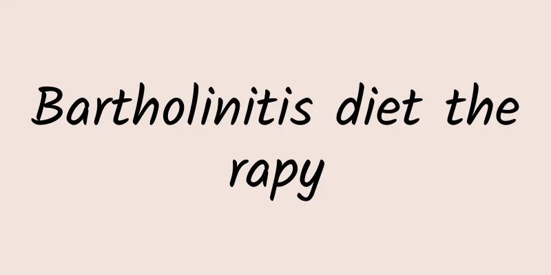 Bartholinitis diet therapy