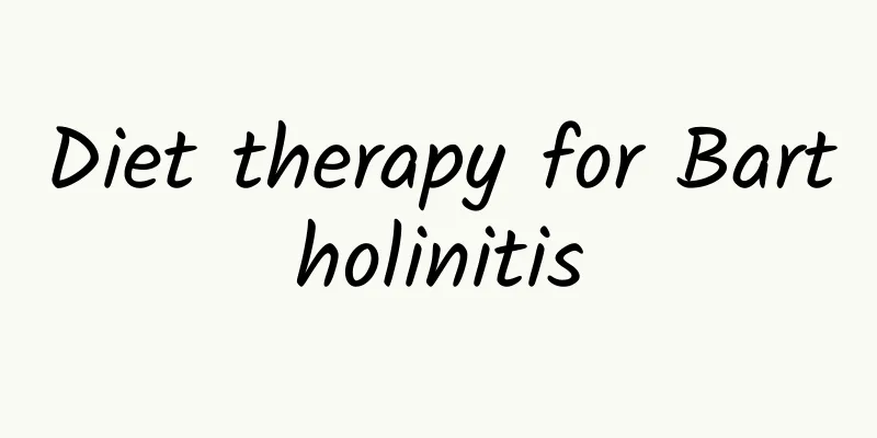 Diet therapy for Bartholinitis