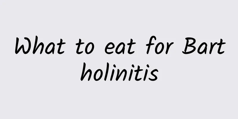 What to eat for Bartholinitis