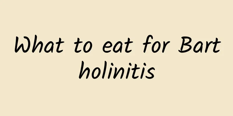 What to eat for Bartholinitis