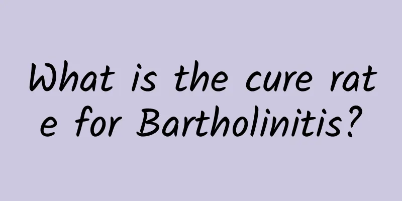 What is the cure rate for Bartholinitis?