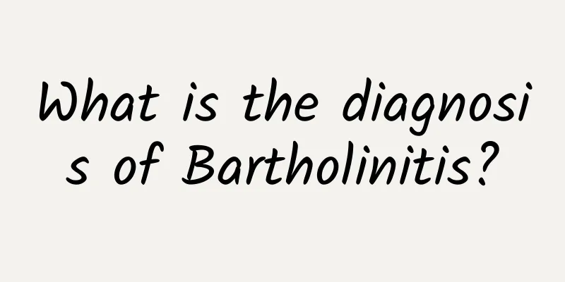 What is the diagnosis of Bartholinitis?
