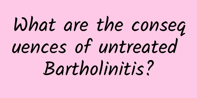 What are the consequences of untreated Bartholinitis?