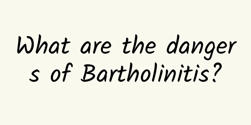 What are the dangers of Bartholinitis?