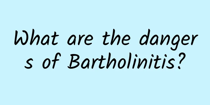 What are the dangers of Bartholinitis?