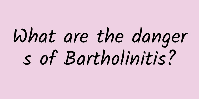 What are the dangers of Bartholinitis?