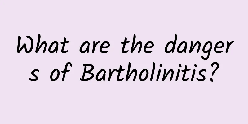What are the dangers of Bartholinitis?