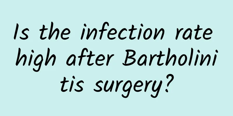 Is the infection rate high after Bartholinitis surgery?