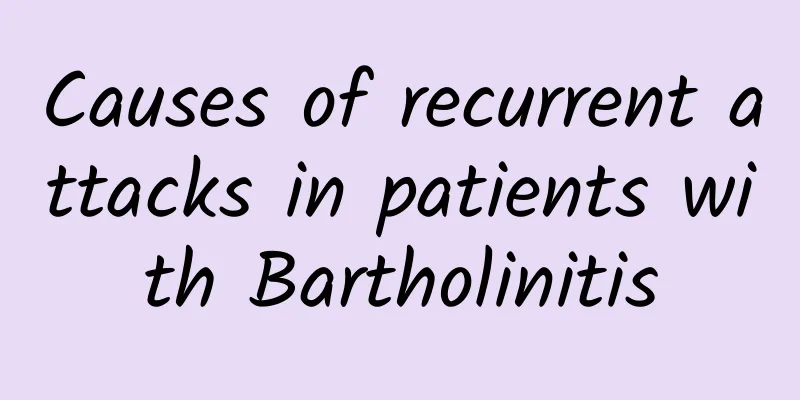Causes of recurrent attacks in patients with Bartholinitis