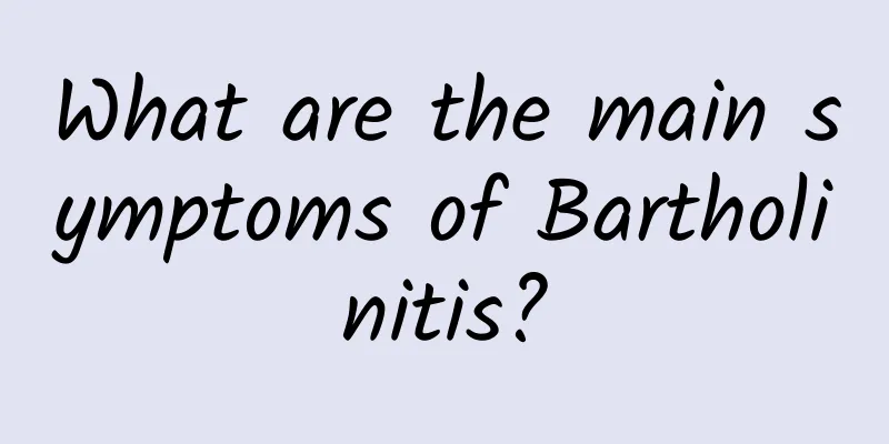 What are the main symptoms of Bartholinitis?