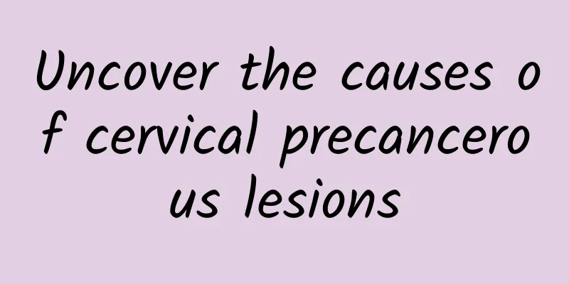 Uncover the causes of cervical precancerous lesions