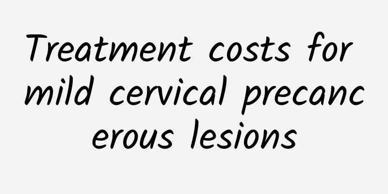 Treatment costs for mild cervical precancerous lesions