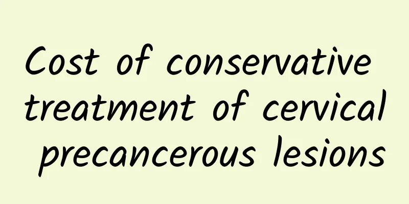Cost of conservative treatment of cervical precancerous lesions