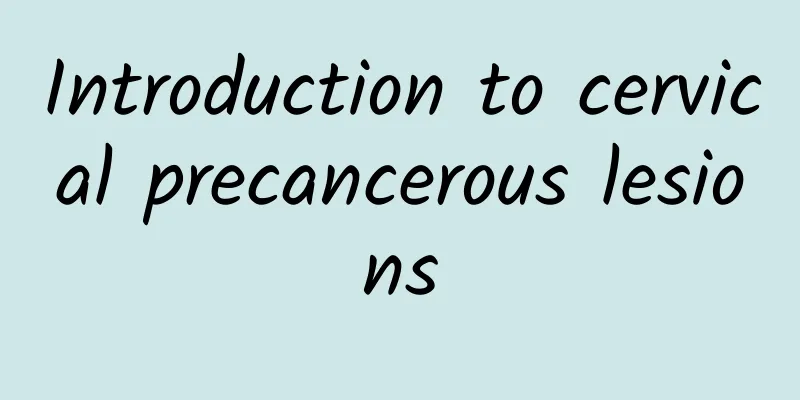 Introduction to cervical precancerous lesions