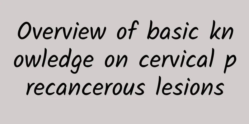 Overview of basic knowledge on cervical precancerous lesions