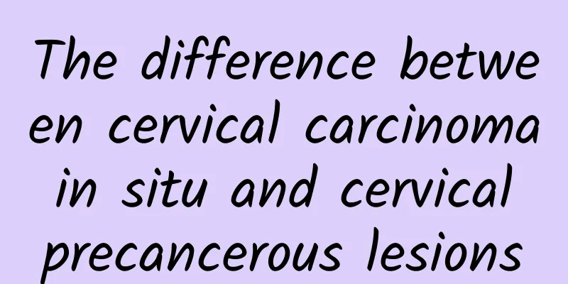 The difference between cervical carcinoma in situ and cervical precancerous lesions