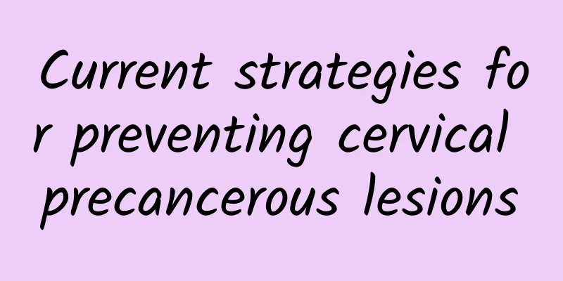 Current strategies for preventing cervical precancerous lesions