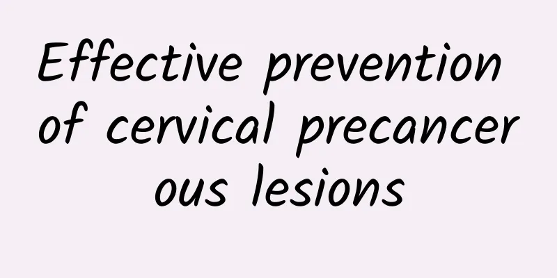 Effective prevention of cervical precancerous lesions