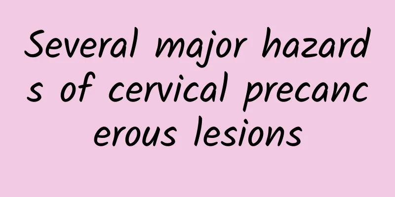 Several major hazards of cervical precancerous lesions