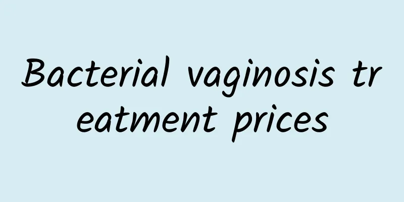 Bacterial vaginosis treatment prices