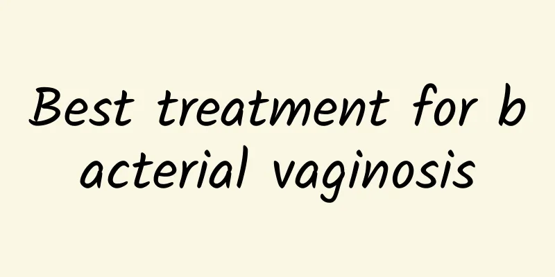 Best treatment for bacterial vaginosis