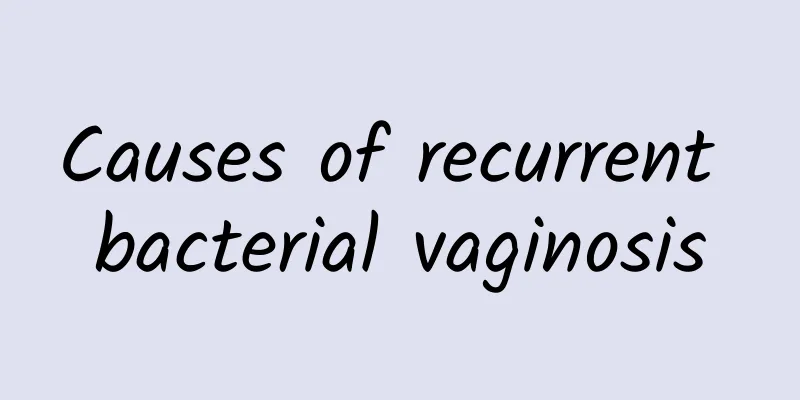 Causes of recurrent bacterial vaginosis