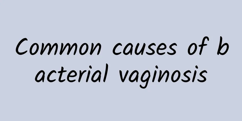 Common causes of bacterial vaginosis