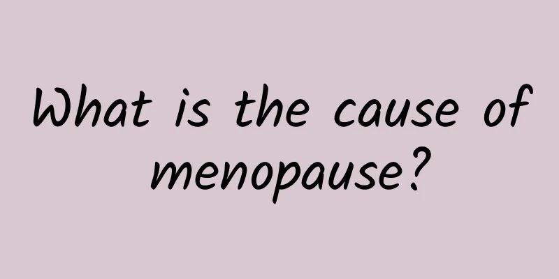 What is the cause of menopause?