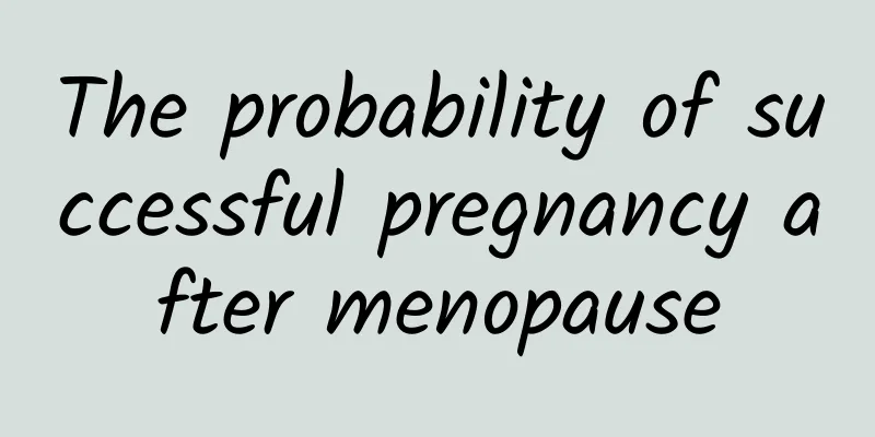 The probability of successful pregnancy after menopause