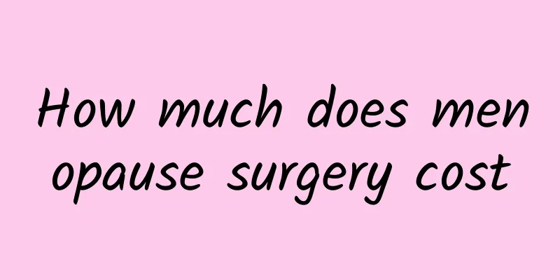 How much does menopause surgery cost