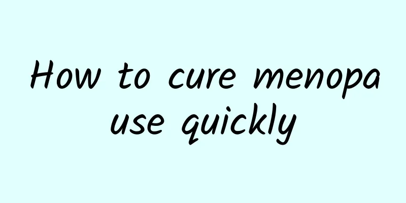 How to cure menopause quickly