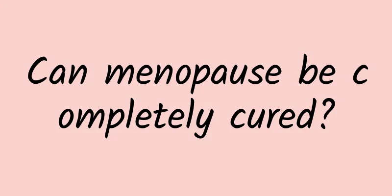 Can menopause be completely cured?