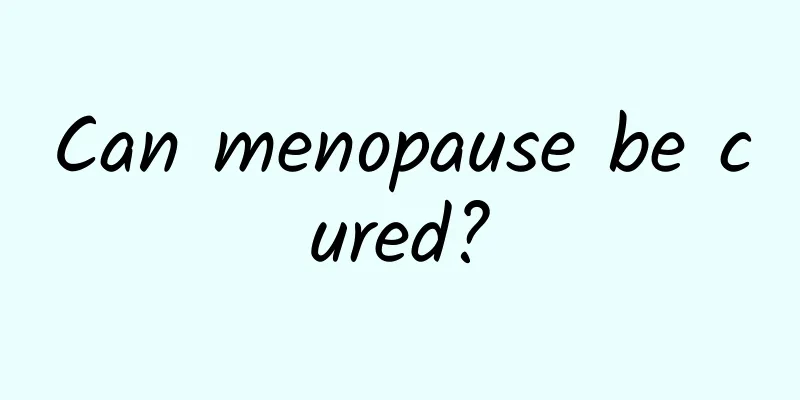 Can menopause be cured?