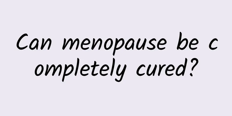 Can menopause be completely cured?