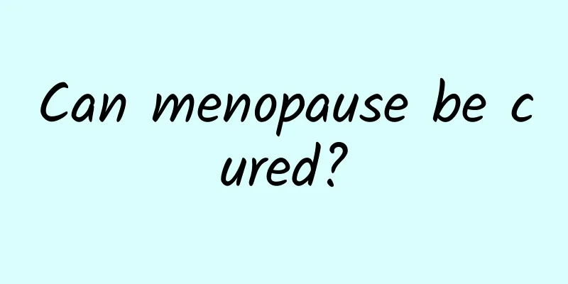 Can menopause be cured?