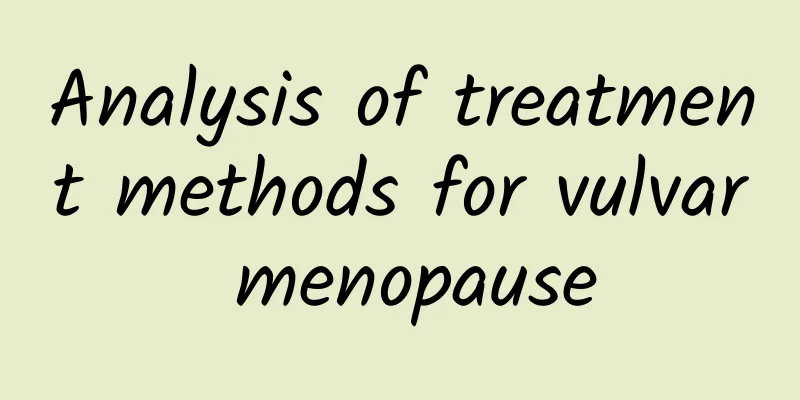 Analysis of treatment methods for vulvar menopause