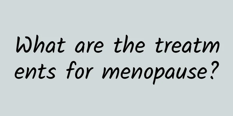 What are the treatments for menopause?