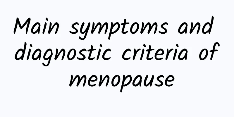 Main symptoms and diagnostic criteria of menopause