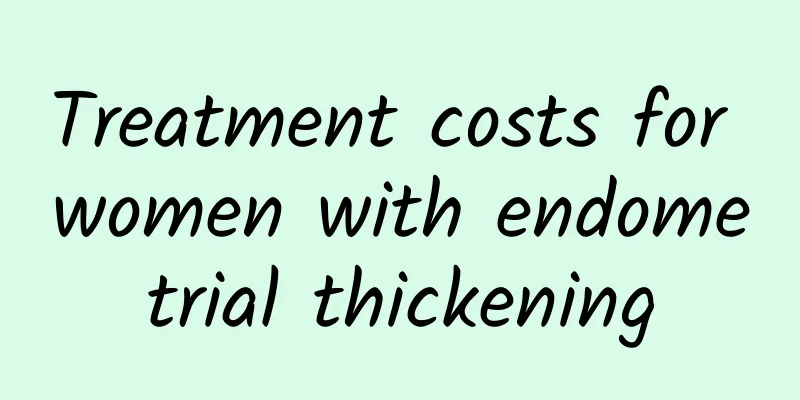 Treatment costs for women with endometrial thickening