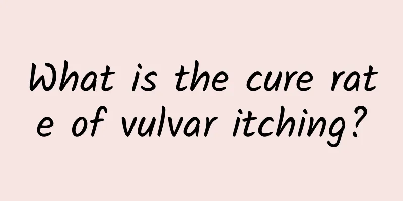 What is the cure rate of vulvar itching?